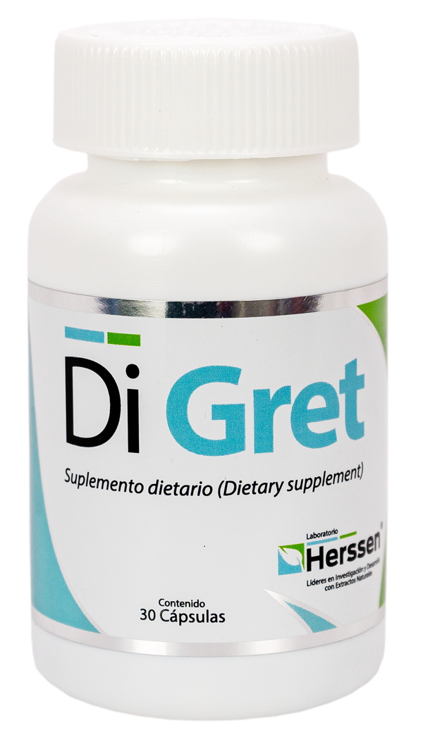 DIGRET FRASCO 30 CAPSULAS