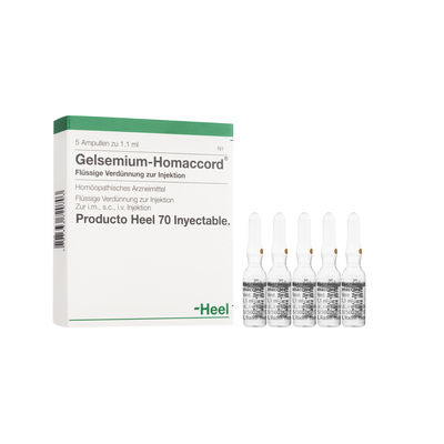 GELSEMIUM HOMACCORD CAJA 5 Ampolla HEEL