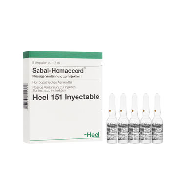 SABAL HOMACCORD CAJA 5 Ampolla HEEL