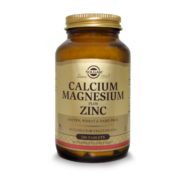 CALCIUM MAGNESIUM PLUS ZINC 100 TABLETAS