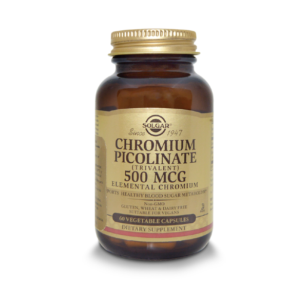 CHROMIUM PICOLINATE 500 MCG 60 CAPSULAS VEGETALES