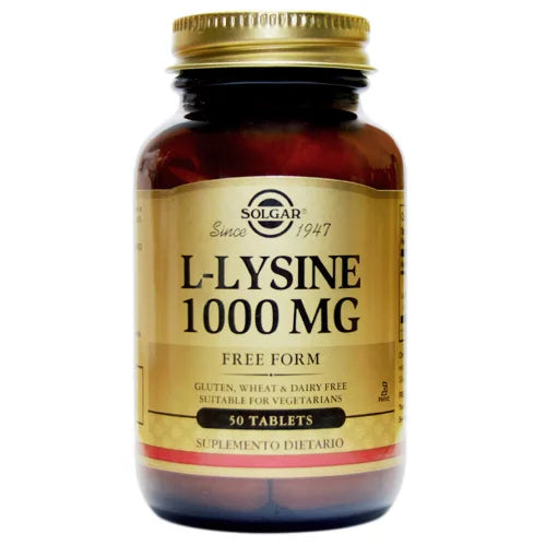 L-LYSINE 1000 MILIGRAMOS 50 TABLETAS