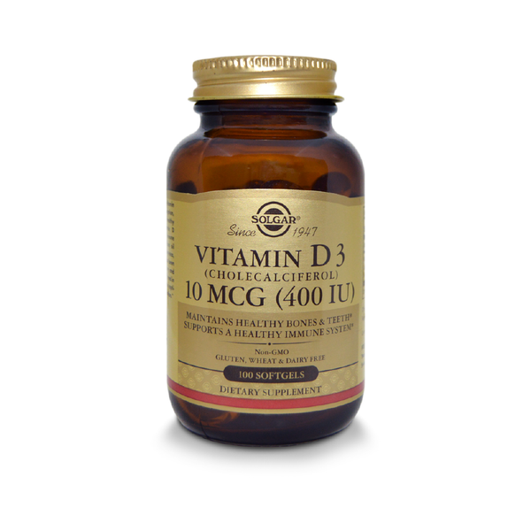 VITAMIN D3 (CHOLECALCIFEROL) 400 IU 100 SOFTGELS